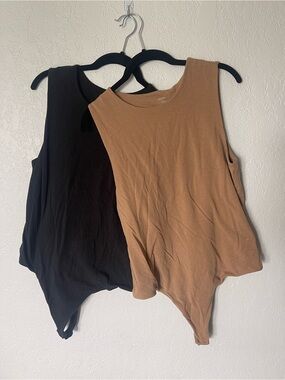 nuuds Crew Tank Bodysuit- set of 2